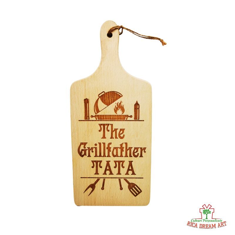  Tocator personalizat "The grillfather - Tata"